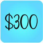 $300 button