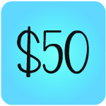 $50 button
