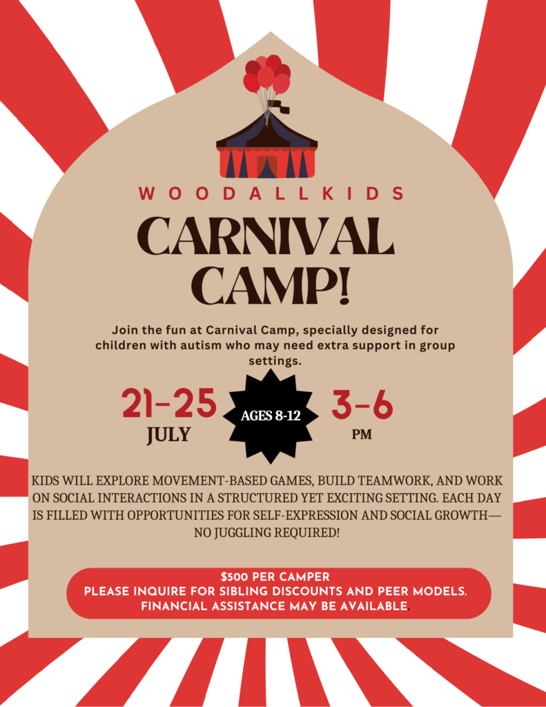 Red and Cream Illustrated Carnival Flyer 3